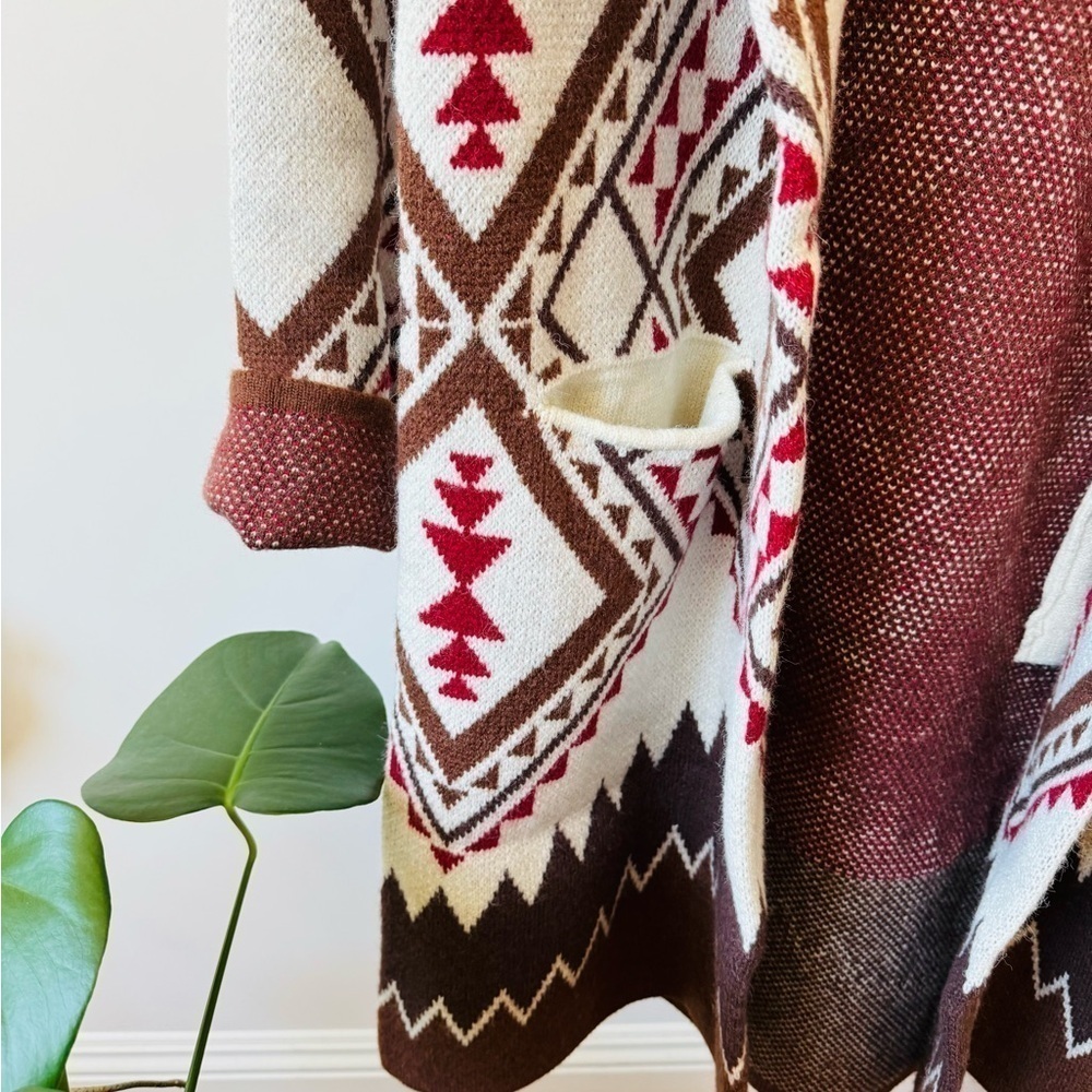 Geometric Retro/boho Inspired Spring Jacket | small - Picture 11 of 12
